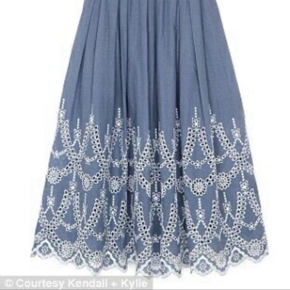 NWOT - Kendall & Kylie Halter Neck Eyelet Dress - Picture 6 of 10